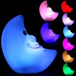 Mini Charming Lua Estilo RGB LED